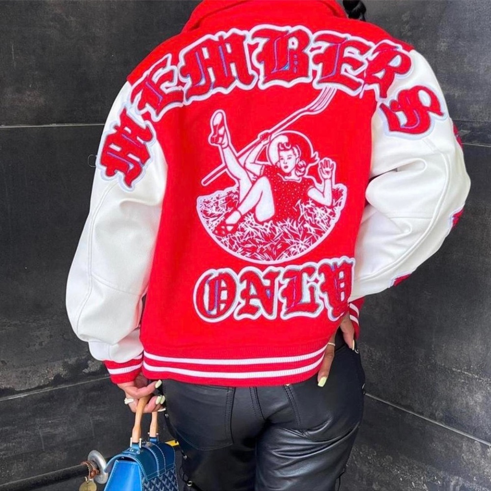 Red varsity jacket - Picture 2 of 2